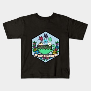 Tea-Amat - Cute Tea Party Tiamat Pun Kids T-Shirt